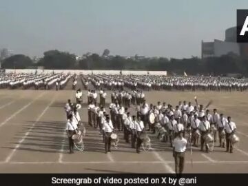 RSS Holds Annual Vijayadashmi Utsav In Nagpur