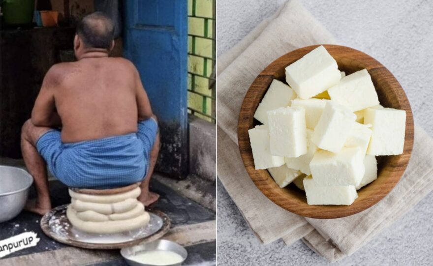 This BTS Photo Of Paneer Making Has The Internet In Disbelief – Take A Look