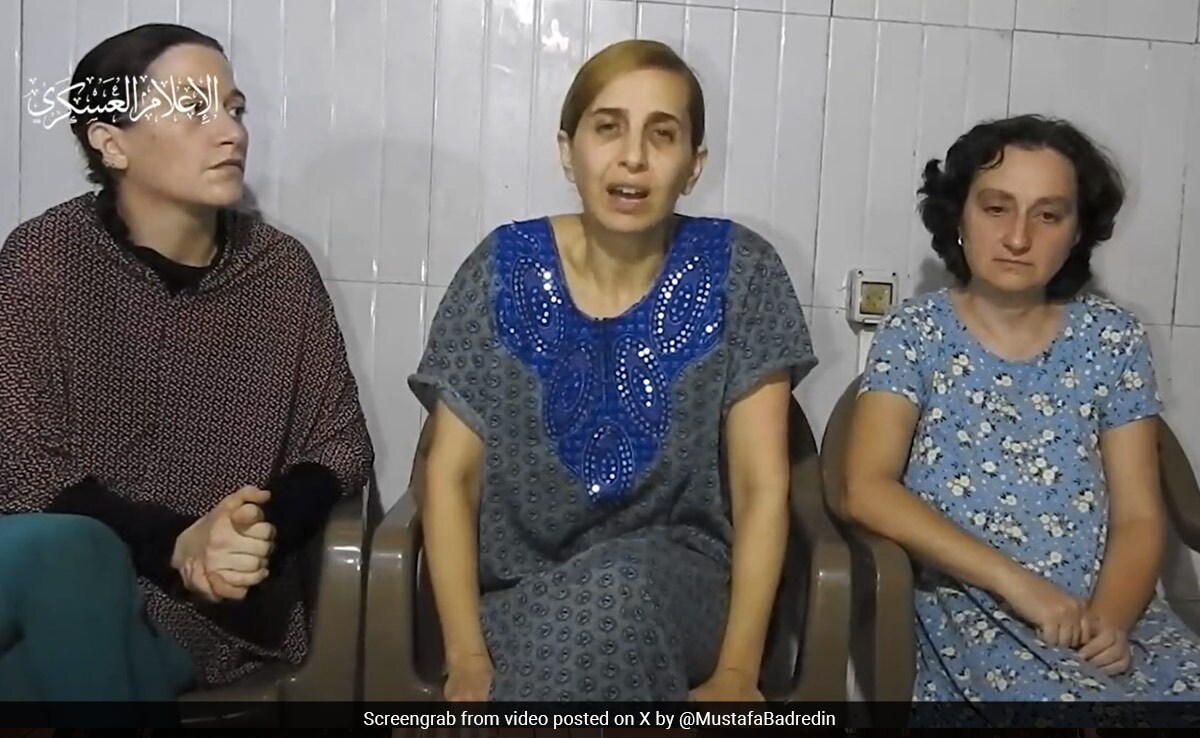 Hamas Releases Video Of 3 Women Hostages, Netanyahu Says “Cruel Propaganda”