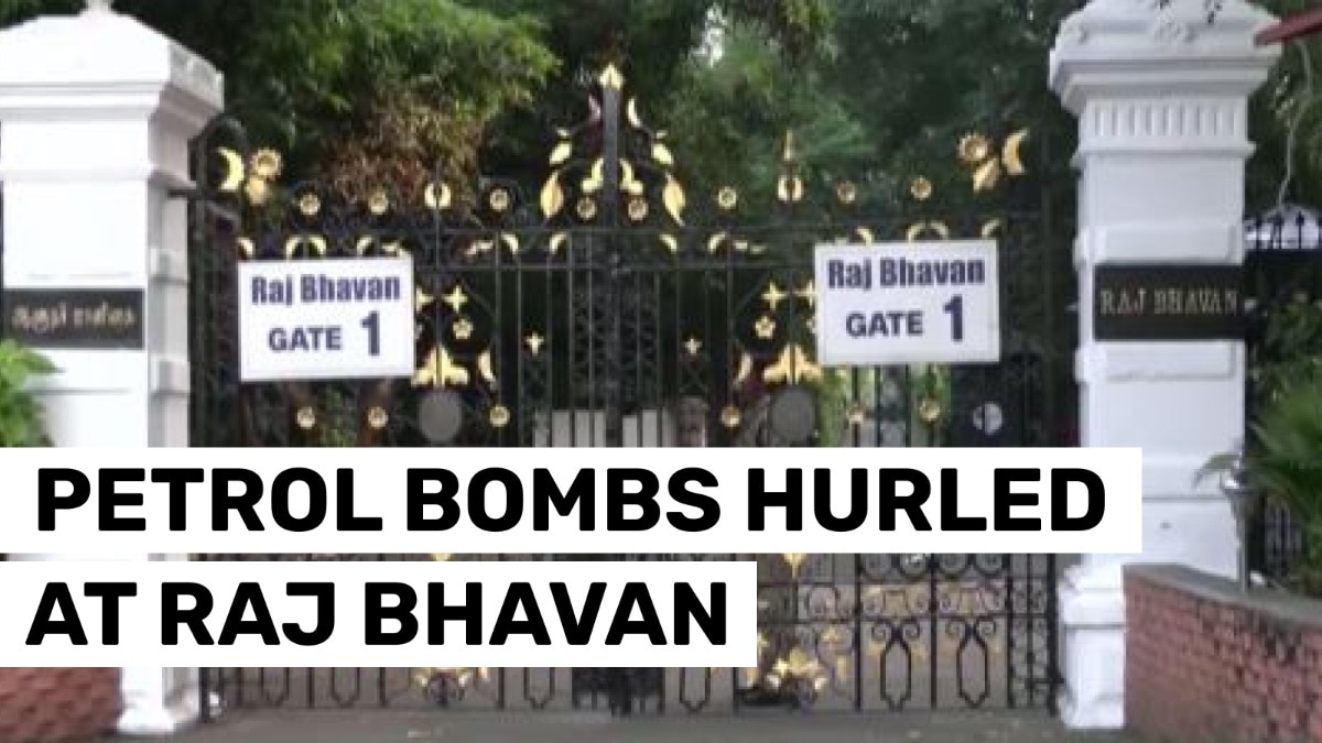 Petrol bombs hurled at Tamil Nadu Raj Bhavan, 1 arrested