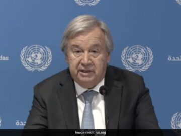 “Relentless Bombardment” Of Gaza By Israel Deeply Alarming, Says UN Chief