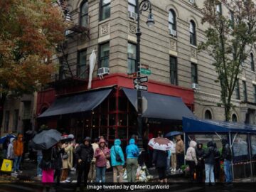 Matthew Perry Fans Flock To Iconic ‘Friends’ Apartment In New York, Leave Flowers And Notes