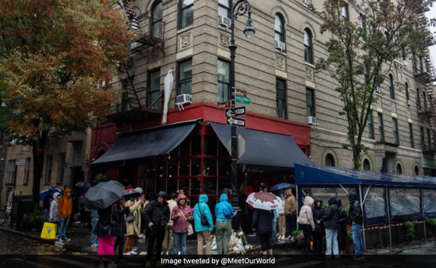 Matthew Perry Fans Flock To Iconic ‘Friends’ Apartment In New York, Leave Flowers And Notes