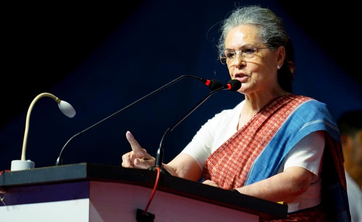“Strongly Oppose” India’s Abstention On Gaza Vote At UN : Sonia Gandhi