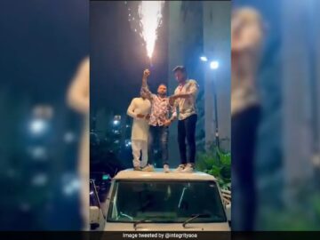 Ghaziabad Men Burst Crackers, Throw Currency In Air On Birthday, Arrested