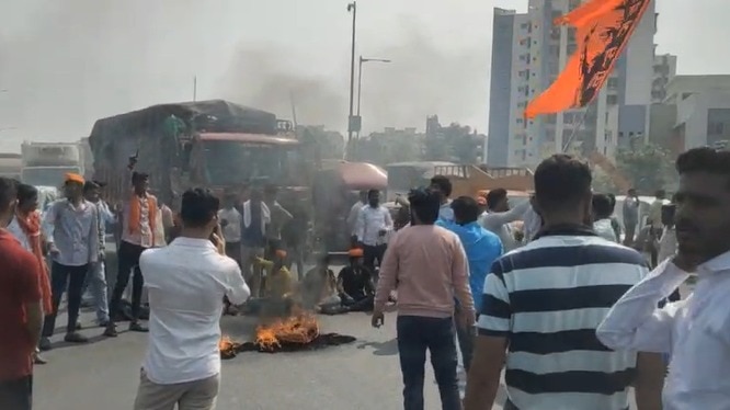 Mumbai-Bengaluru highway blocked, trains halted as Maratha quota stir intensifies