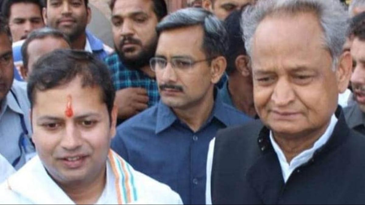 Exclusive: Ashok Gehlot’s son, summoned, questions timing, says father is target