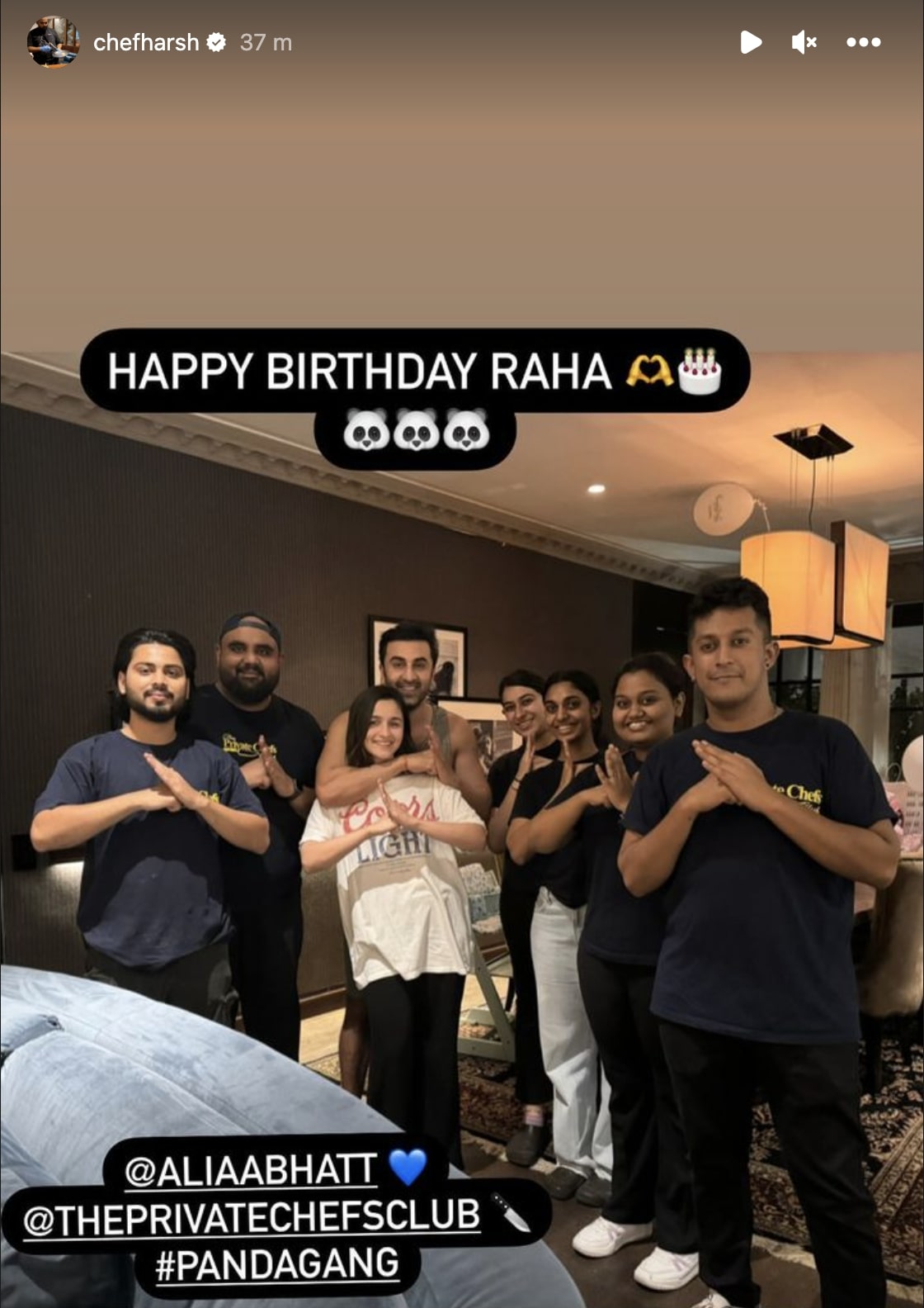 Ranbir Kapoor, Alia Bhatt look happy in pic from daughter Raha’s first birthday; scrumptious menu details REVEALED