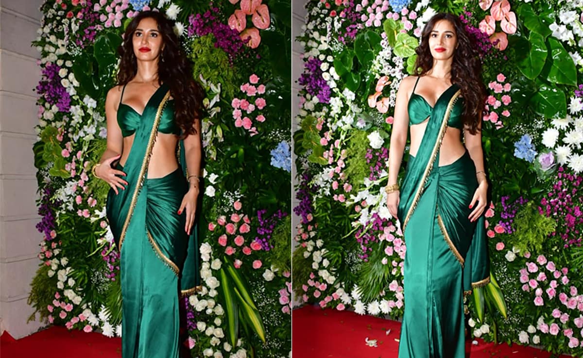 Now In Green, We’re Just Keeping Up With Disha Patani’s Fabulously Festive Sarees