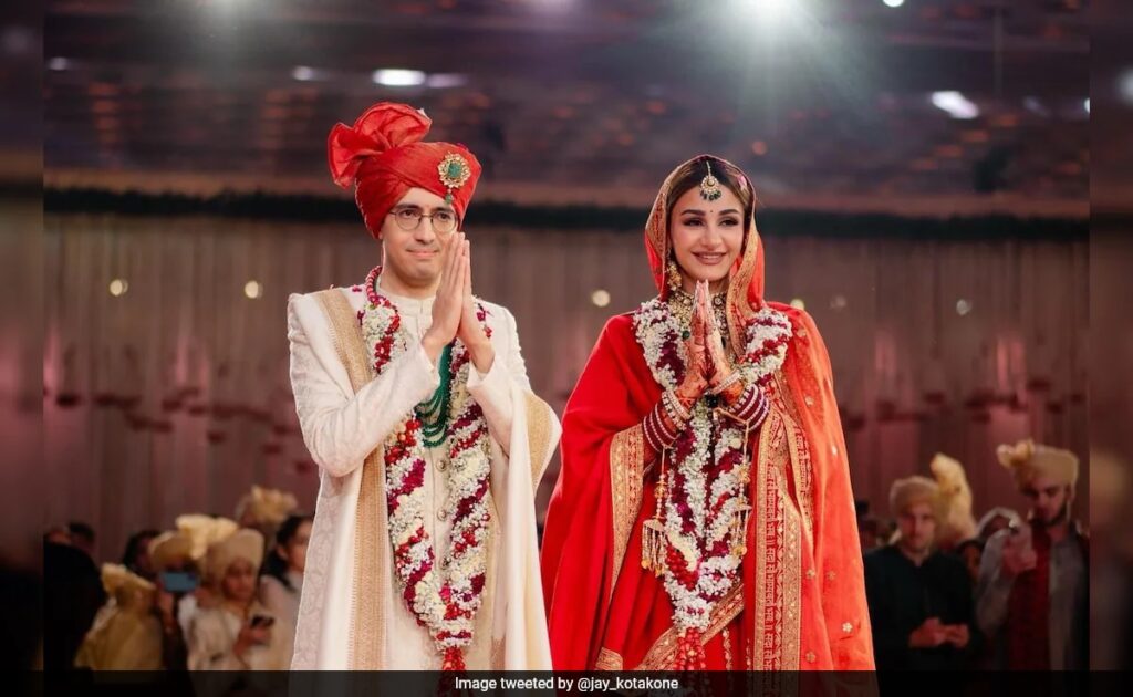Billionaire Uday Kotak’s Son Jay Marries Former Miss India Aditi Arya. See Pic