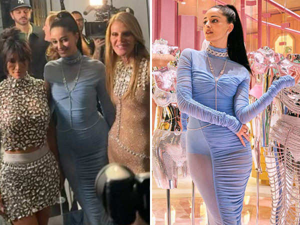 Ananya Panday poses with Kim Kardashian Ashley Graham and more in NYC