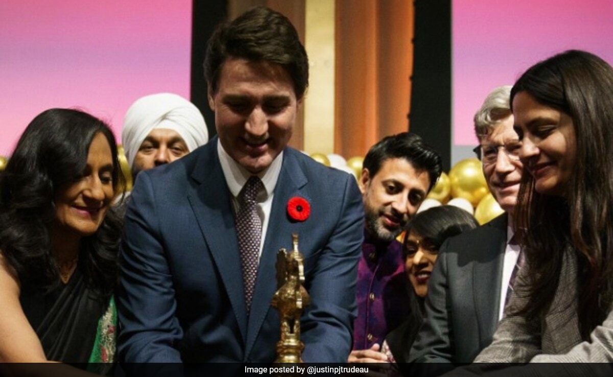 “Symbol Of Light”: Trudeau Attends Diwali Event In Canada Amid India Row