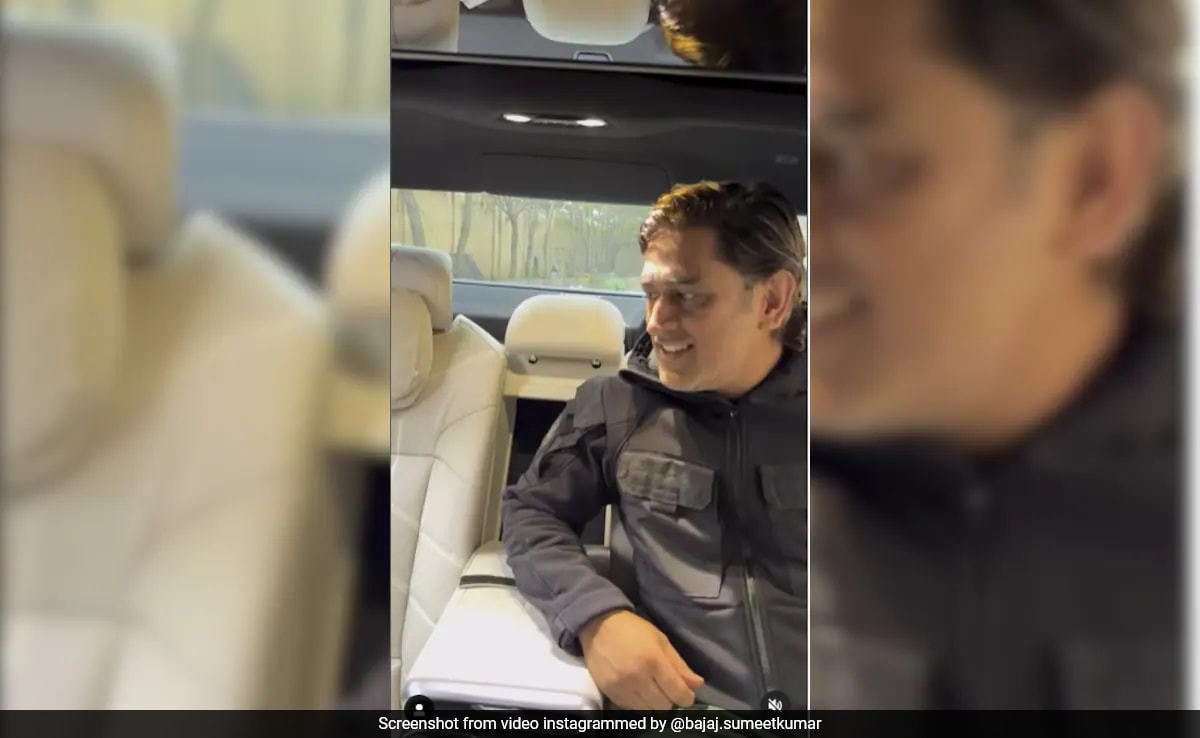 Watch: MS Dhoni Signs Fan’s BMW, Internet Calls It “World’s Most Valuable Car”