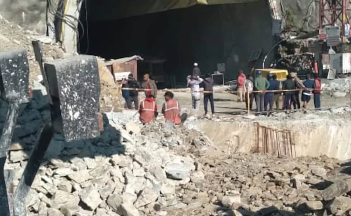 Giant Steel Pipe As Escape Route For 40 Men Trapped In Uttarakhand Tunnel