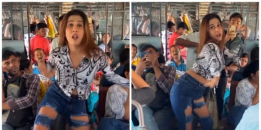 Watch: Woman Dances To Bhojpuri Song Inside Crowded Train, Internet Says ”Stop This Trend”