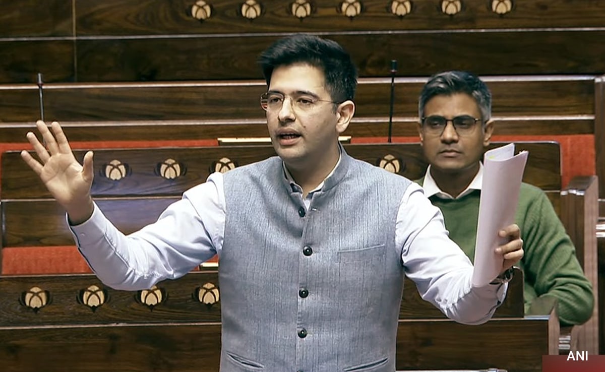 AAP’s Request To Appoint Raghav Chadha As Rajya Sabha Leader Declined