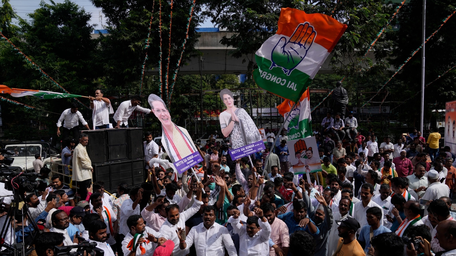 Amid Congress’ lead in Telangana, party leader says ‘It’s a fair reward’; hints BRS leaders are ‘in touch’