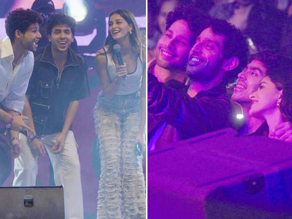 Kho Gaye Hum Kahan: Siddhant Chaturvedi Ananya Panday and Adarsh Gourav party hard with fans