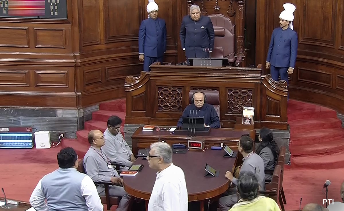 Trinamool’s Derek O’Brien Suspended From Rajya Sabha For “Unruly Behaviour”