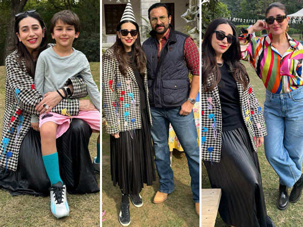 Karisma Kapoor shares fun-filled pictures from Taimurs birthday celebrations. See pics: