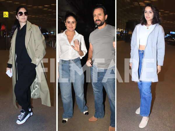 Katrina Kaif Shraddha Kapoor and others get clicked out and about in the city. See pics: