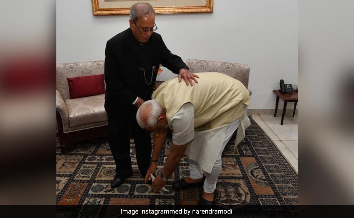 “PM Would Always Touch Baba’s Feet”: Pranab Mukherjee’s Daughter To NDTV