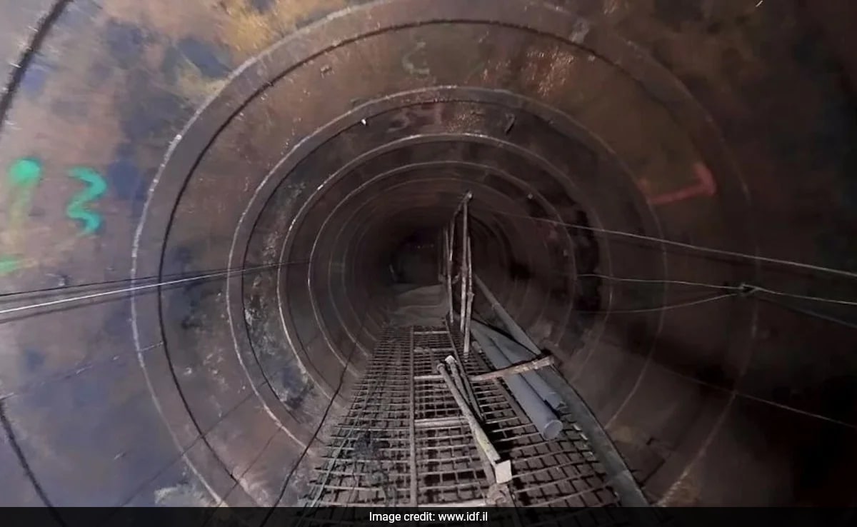 “Biggest Hamas Tunnel” With 4-Km Long Network Found Under Gaza, Says Israel