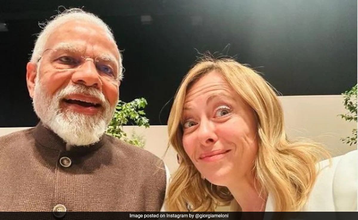 Italy PM Giorgia Meloni’s Selfie With PM Modi At COP28
