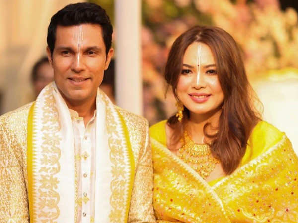 Randeep Hooda and Lin Laishram share dreamy new pics from their wedding ceremony