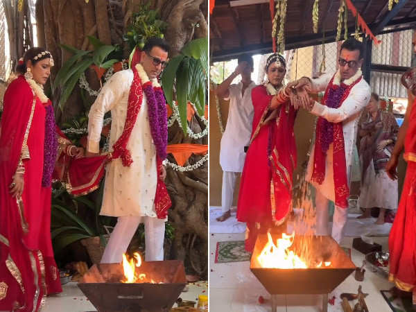 Watch: Ronit Roy renews wedding vows with wife Neelam Bose Roy