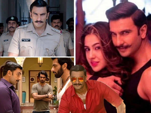 5 years of Simmba: Here are a few action-packed stills from the Ranveer Singh-Sara Ali Khan starrer