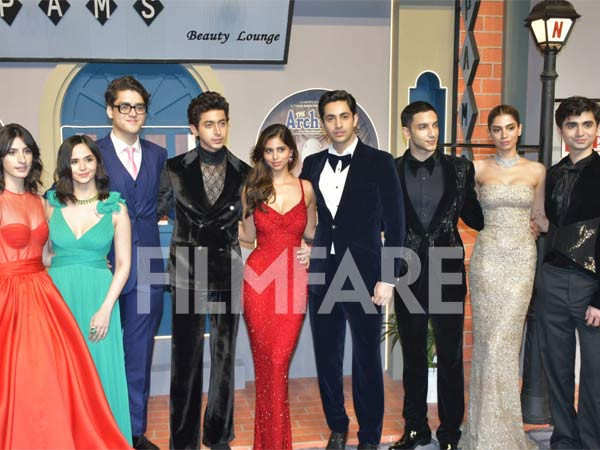 The Archiesâ Suhana Khan Khushi Kapoor Vedang Raina Mihir Ahuja and more at the screening. Pics: