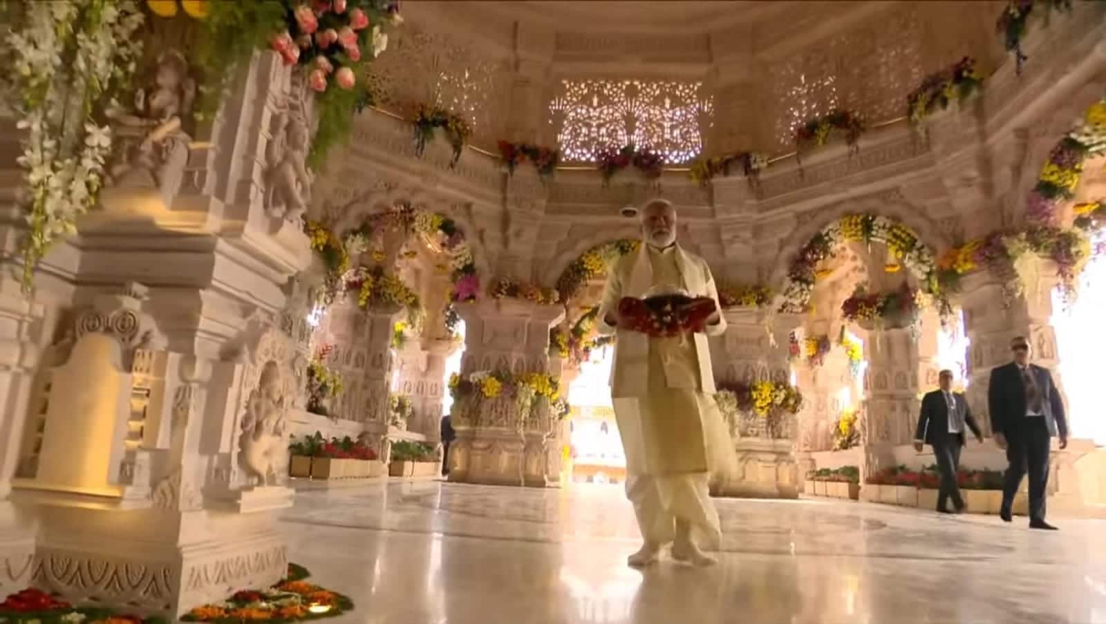 In Pics: PM Modi At Grand Ram Temple As Consecration Ceremony Begins