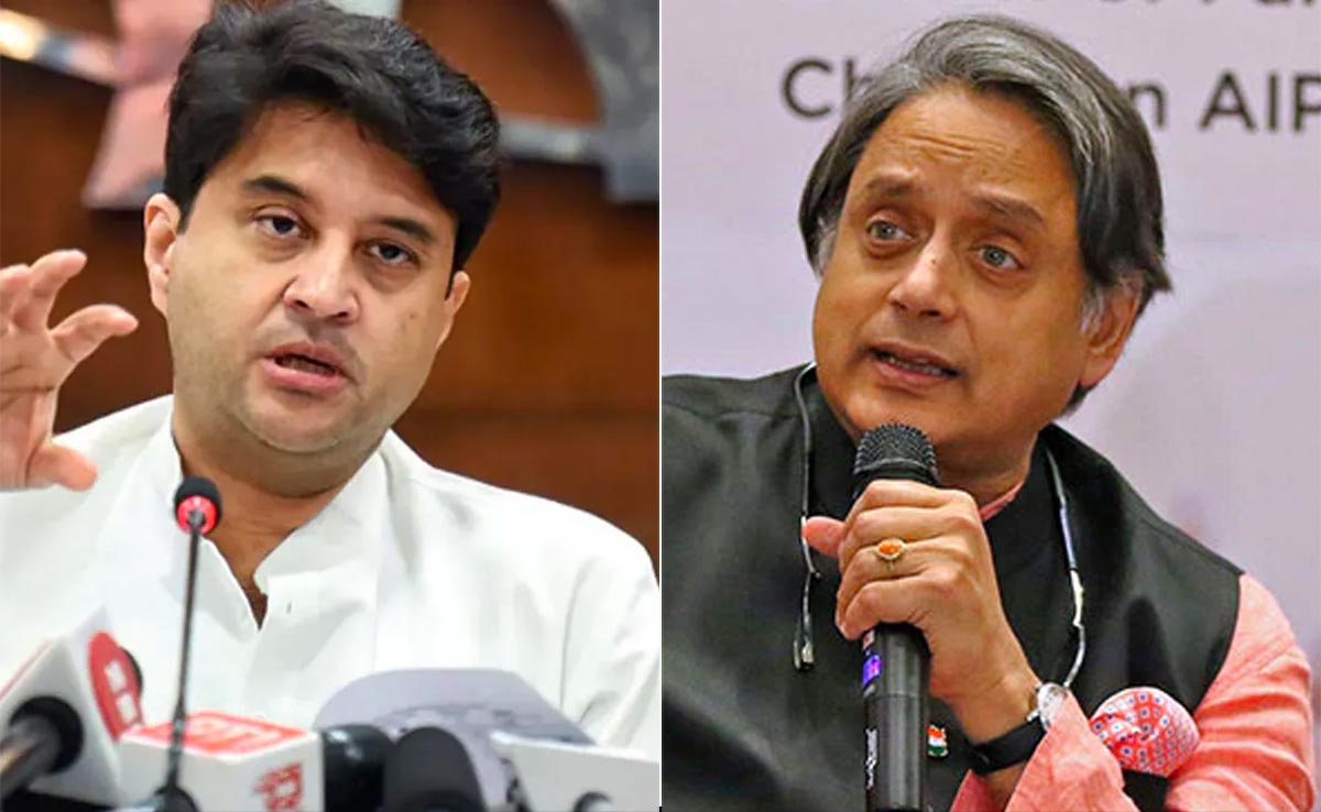 Shashi Tharoor’s “Switching Sides” Reply To J Scindia’s “Armchair” Swipe