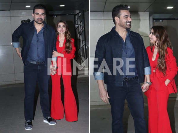 Arbaaz Khan celebrates wife Sshura Khans birthday in the city. See pics: