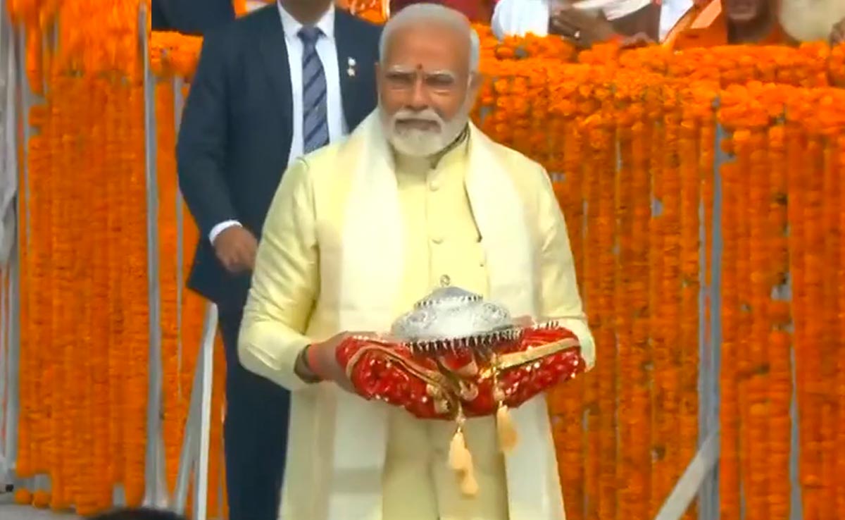 “Jai Siya Ram”: PM Posts Historic Video Of Entering New Ram Temple