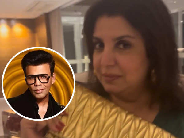 Farah Khan teases Karan Johar for not letting his guests talk on his chat show
