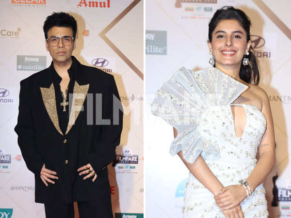 69th Hyundai Filmfare Awards 2024 with Gujarat Tourism Curtain Raiser: Karan Johar and Isha Talwar walk the red carpet