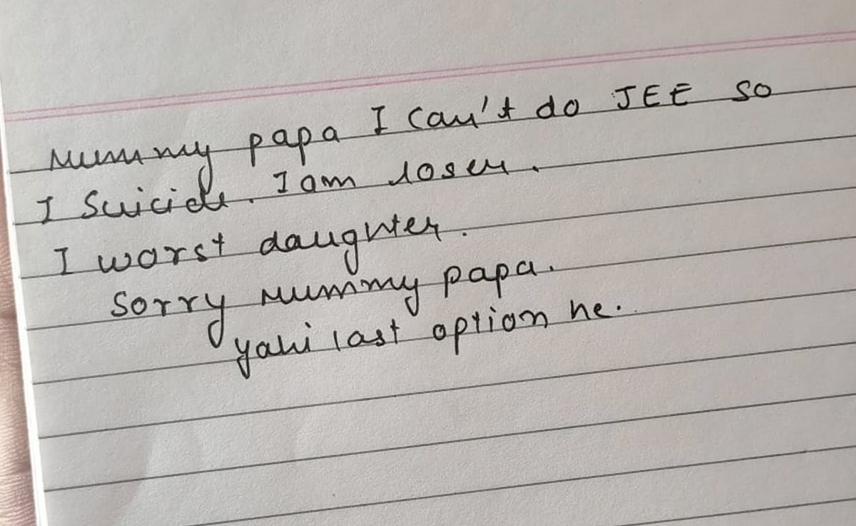 “I Am Loser”: Another Student Dies By Suicide In Rajasthan’s Kota