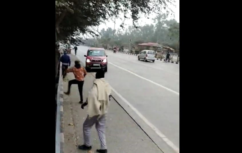On Camera, SUV Swerves To Hit People After Fight Over Rs 5 In Delhi