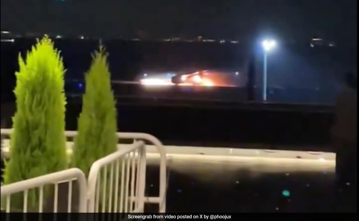 Video: Japan Airlines Flight Seen In Flames On Tokyo Airport’s Runway