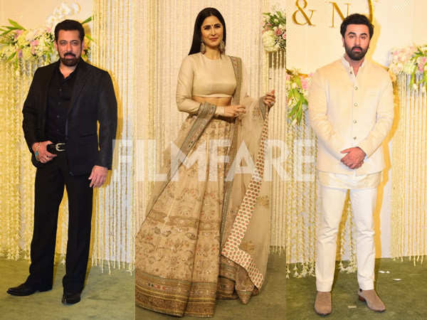 Ira Khan-Nupur Shikhare reception: Salman Khan Katrina Kaif and Ranbir Kapoor attend
