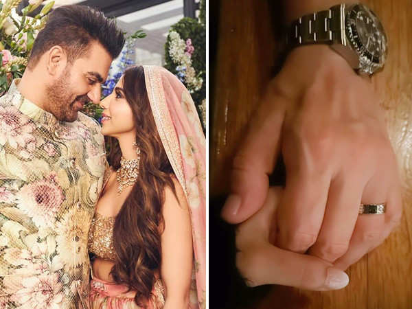 Sshura Khan shares a cute photo holding Arbaaz Khanâs hand