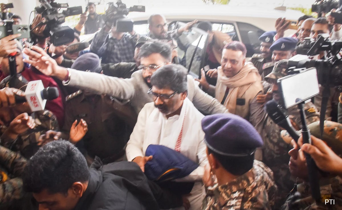 “Feel Raj Bhavan Involved”: Jailed Hemant Soren During Jharkhand Trust Vote