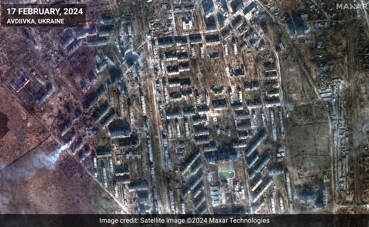 Satellite Pics Show Ukraine’s Devastation 2 Years Since War With Russia