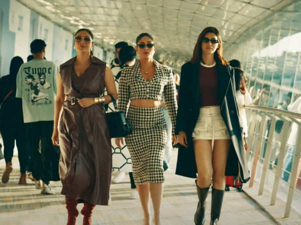 Crew: Kareena Kapoor Khan Tabu and Kriti Sanon are three air hostess planning a heist