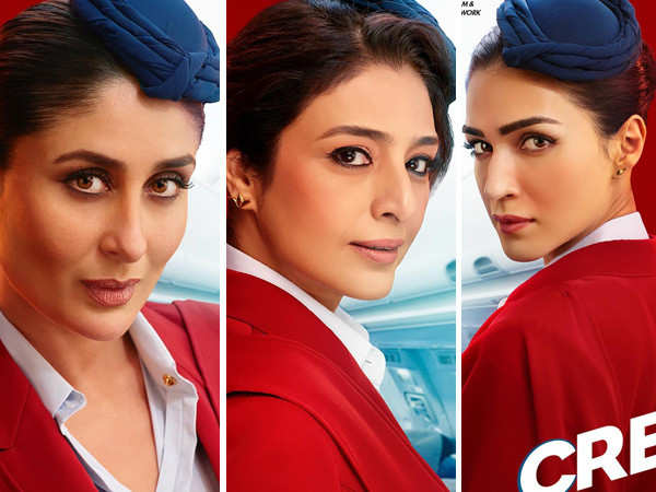 Crew: Tabu Kareena Kapoor Khan and Kriti Sanon are set to steal fake and risk it in first-look posters