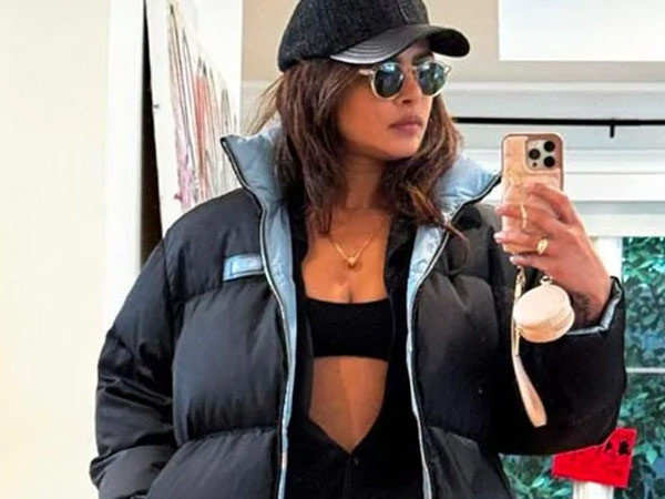 In pics: Priyanka Chopra Jonas elevates her style in an oversized bomber jacket