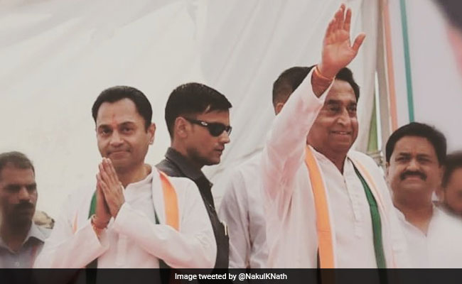 Hours Ahead Of Kamal Nath’s Delhi Visit, Son Nakul Drops Congress From Bio