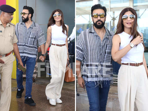 Shilpa Shetty and Raj Kundra jet off to Goa for Rakul Preet Singh and Jackky Bhagnaniâs wedding